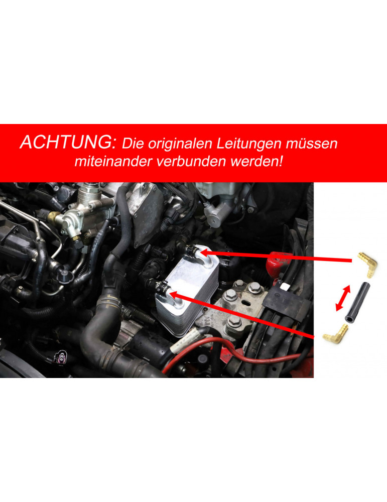 Racingline DQ250 DSG Getriebe Öl Kühler Kit Oil Cooler